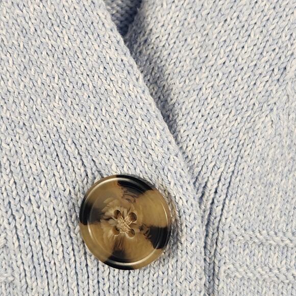 Cupcakes and Cashmere Cardigan Revolve Women’s SZ M Blue Textured Knit Buttons - Picture 9 of 13